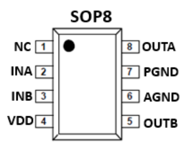 矽塔 SA8301SOP8 驅(qū)動(dòng)芯片